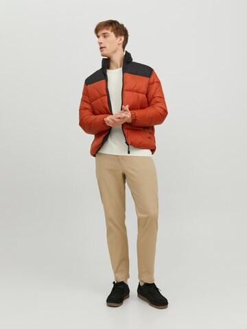 Giacca invernale 'TOBY' di JACK & JONES in arancione