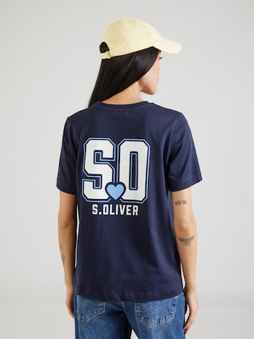 T-shirt s.Oliver en bleu : devant