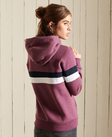 Superdry Sweatshirt 'Collegiate' in Purple