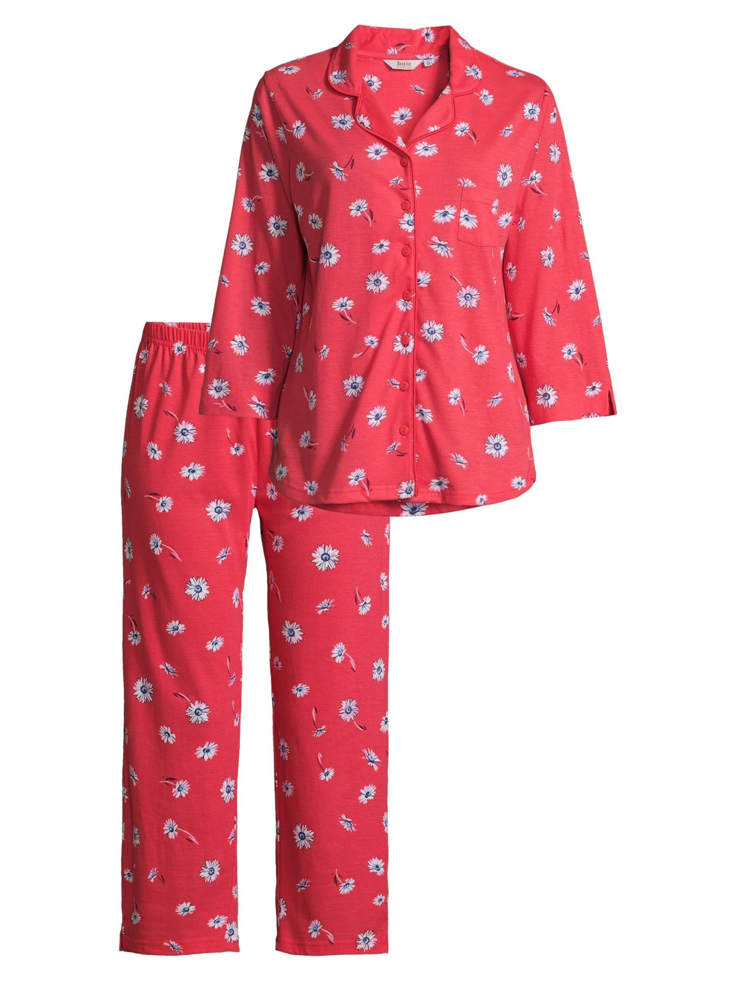 HAJO Pajama 'Premium Cotton' in Red: front