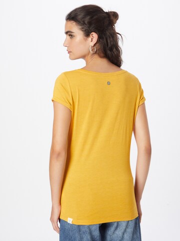 Ragwear T-Shirt 'FLORAH' in Gelb