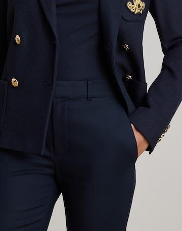 Lauren Ralph Lauren regular Παντελόνι με τσάκιση σε μπλε