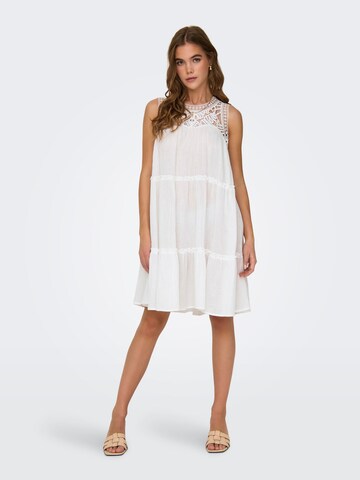 JDY Summer Dress 'ODA' in White: front
