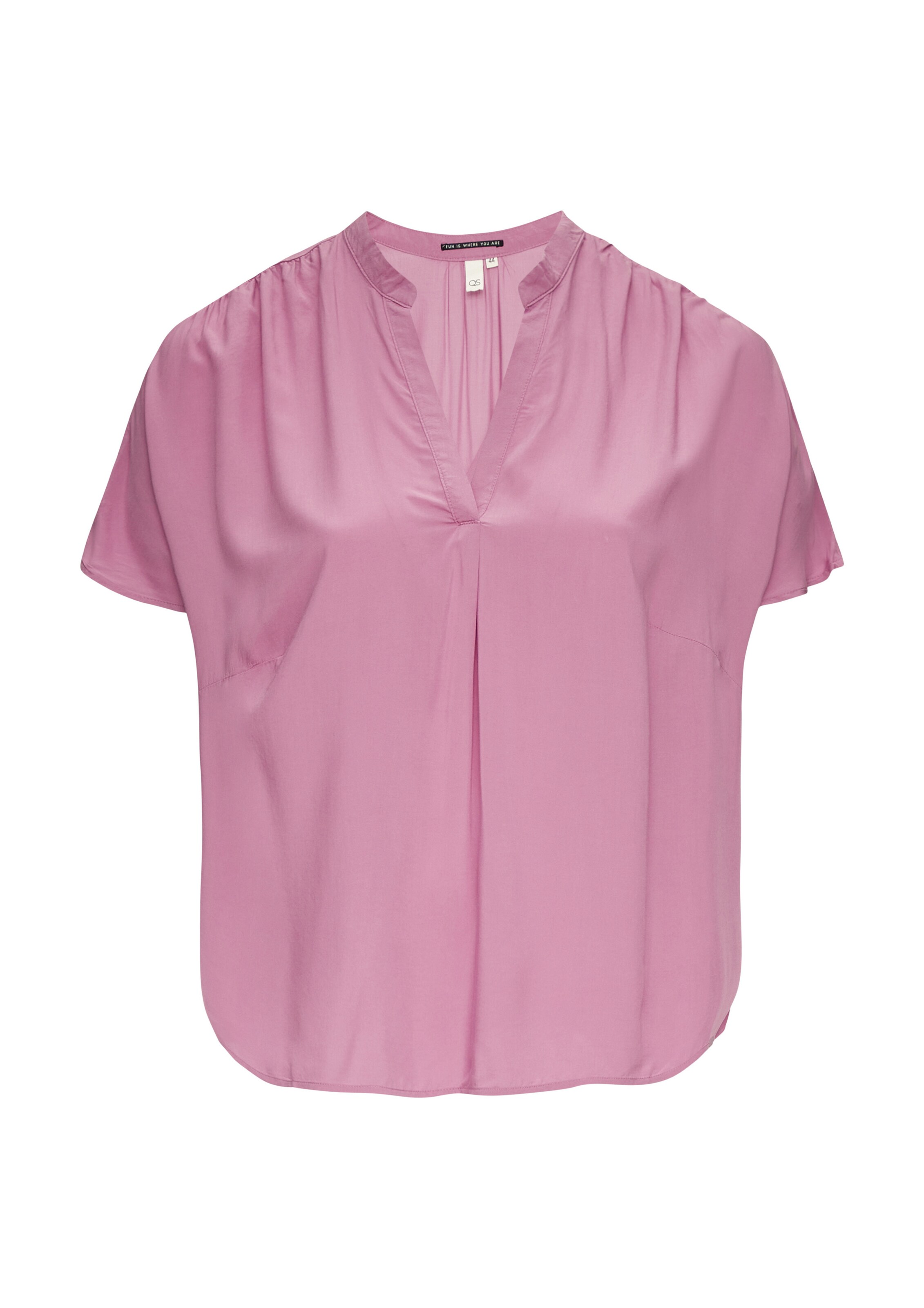QS Blouse in Lila: voorkant