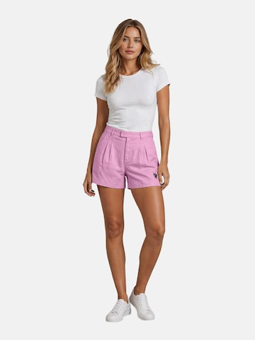 U.S. POLO ASSN. Regular Bandplooibroek in Roze