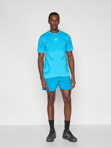 ASICS Functioneel shirt 'ROAD' in Blauw