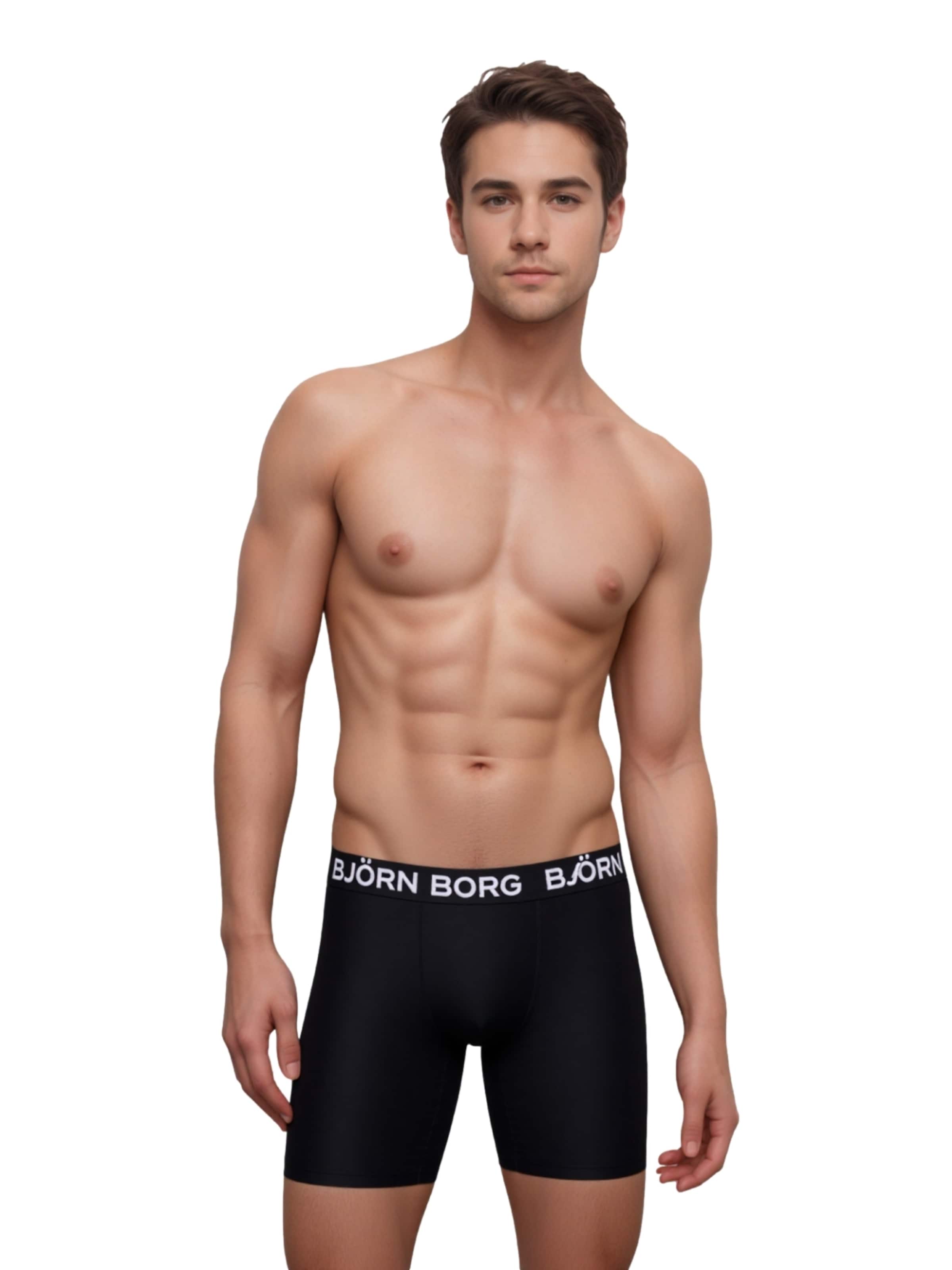 BJÖRN BORG Boksershorts i sort: forside