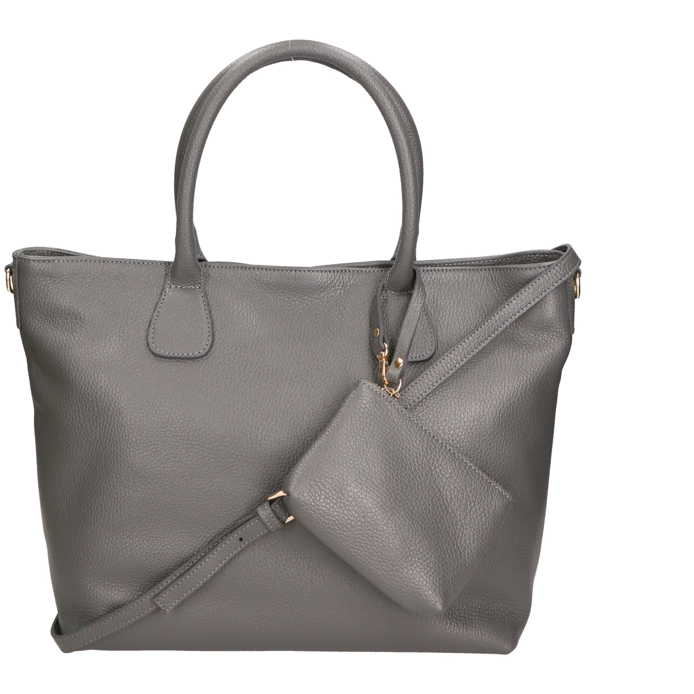 Gave Lux Handtas in Grijs: voorkant