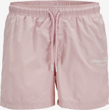 JACK & JONES Swimming shorts 'JPSTNAXOS  VESTERBRO' in Pink: front