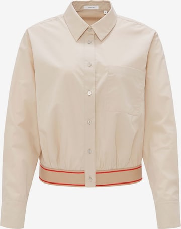 Chemisier 'Fapani' OPUS en beige : devant