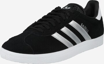 ADIDAS ORIGINALS Ниски маратонки 'GAZELLE' в черно: отпред