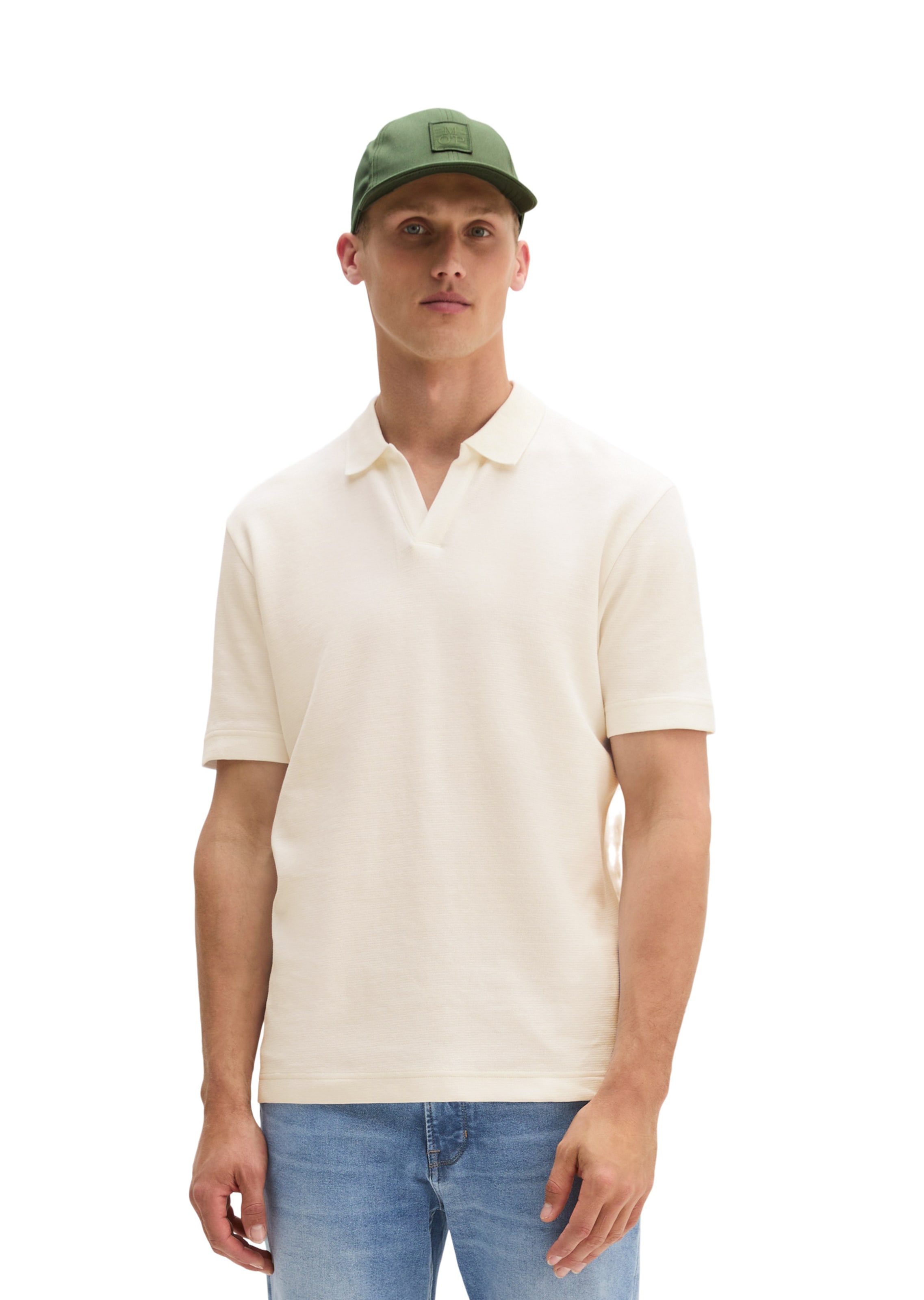 Marc O'Polo Shirt in Beige: voorkant