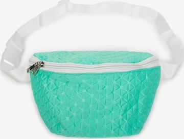 styleBREAKER Gürteltasche 'Bauchtasche geometrische Prägung, Gürteltasche' in Grün: Vorderseite