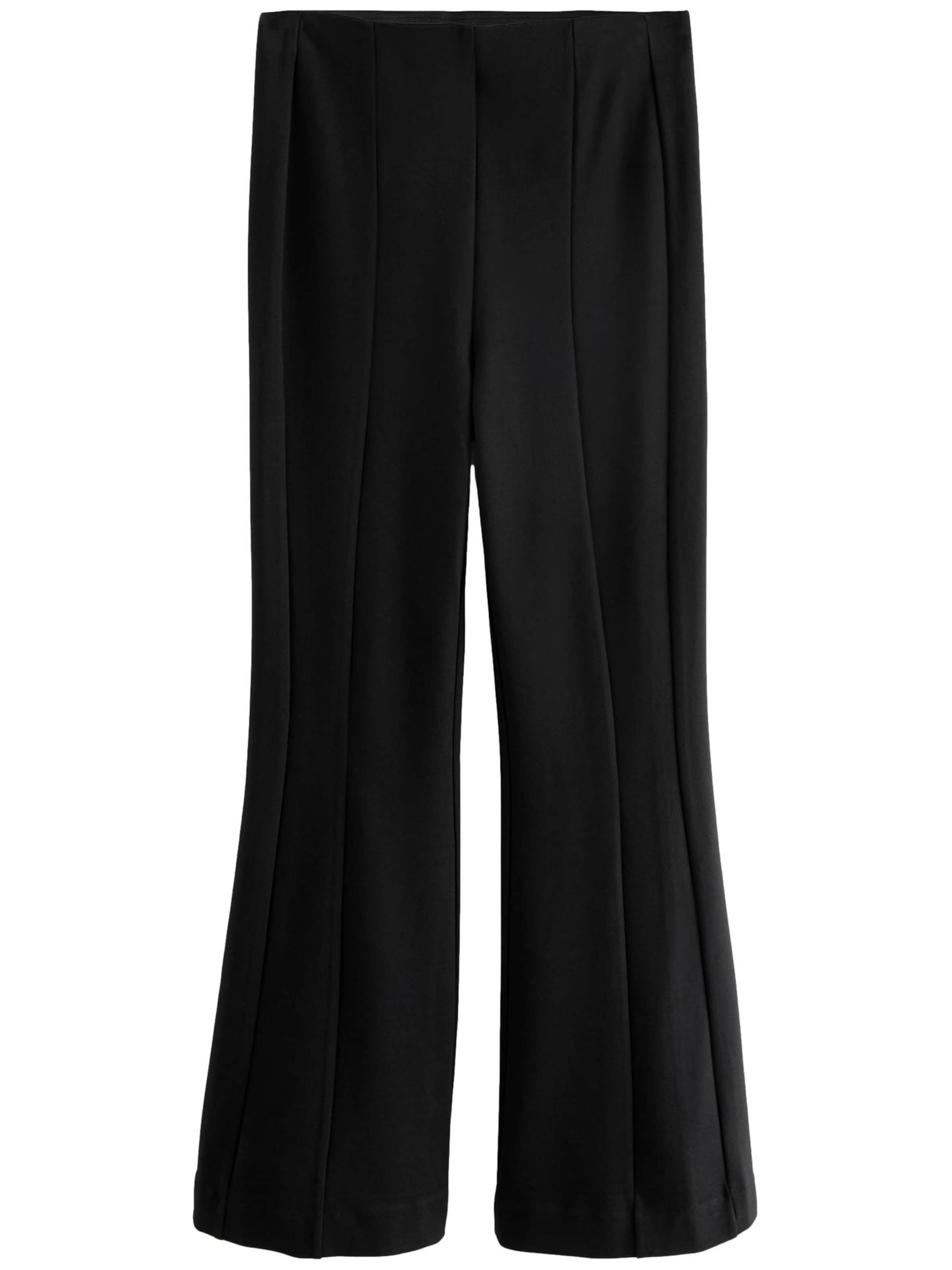Wide Leg Pantalon Next en noir : devant