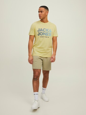 JACK & JONES Tričko 'Booster' – žlutá