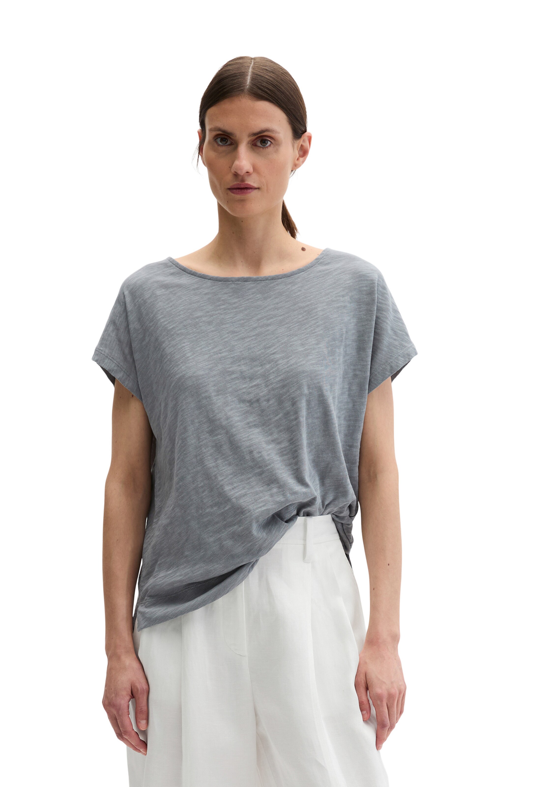 Marc O'Polo Shirt in Grey: front