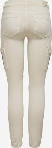 ONLY Slimfit Cargobroek in Beige