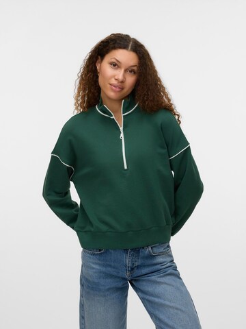 Sweat-shirt 'VMKami' VERO MODA en vert : devant