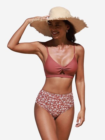 Cupshe Bustier Bikini in Rot