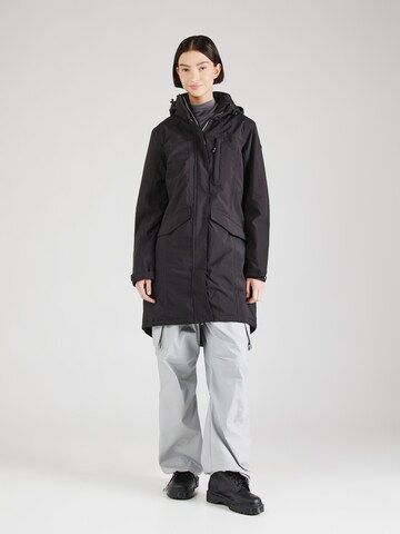 KILLTEC Raincoat in Black: front
