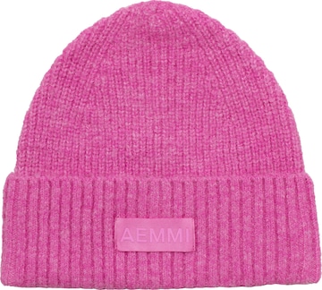 AEMMI Čepice 'MOHAIR AND WOOL BLEND BEANIE' – pink: přední strana