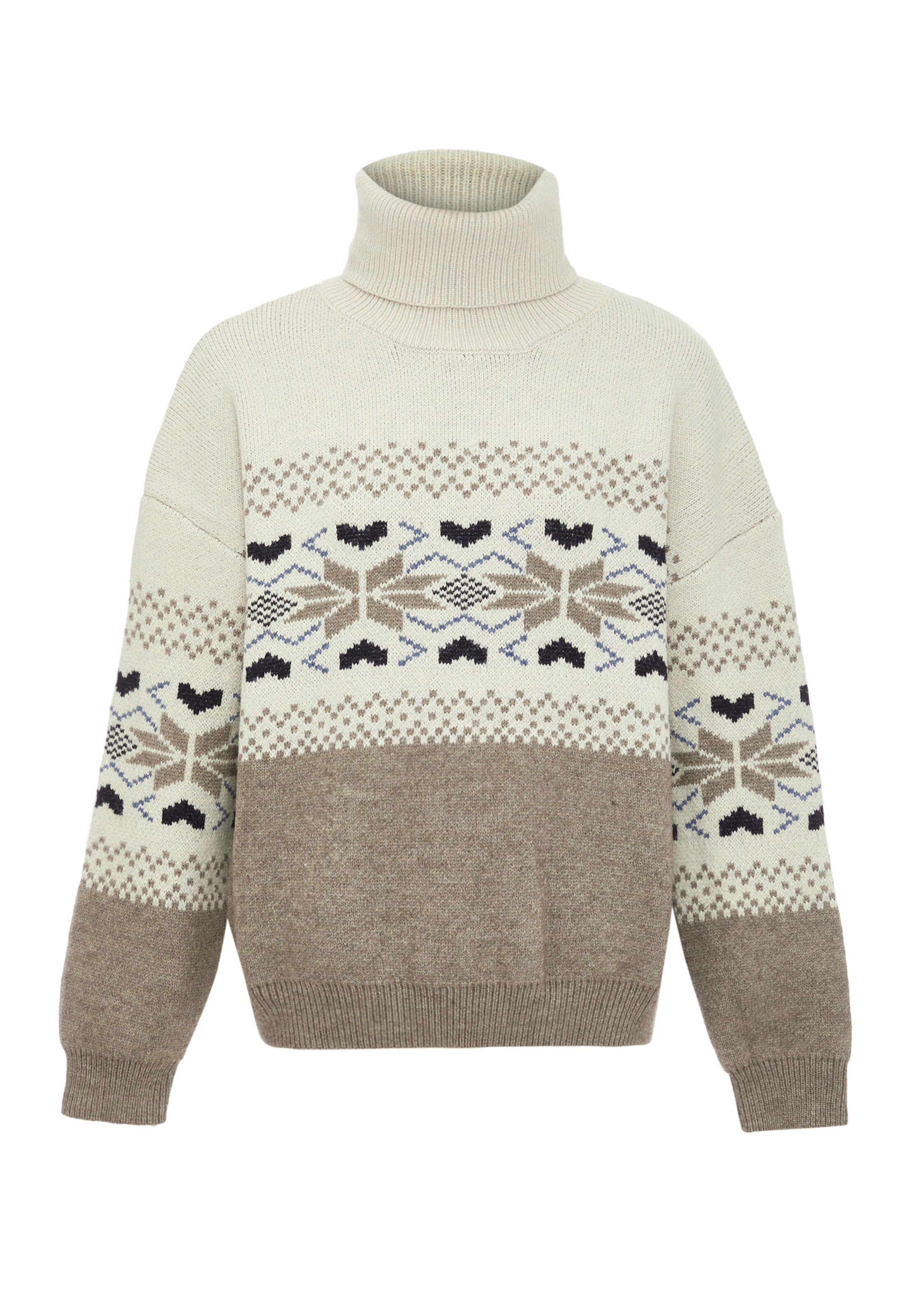 Jalene Trui in Beige: voorkant