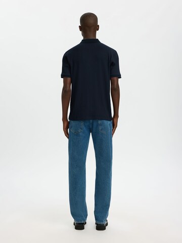 T-Shirt SELECTED en bleu