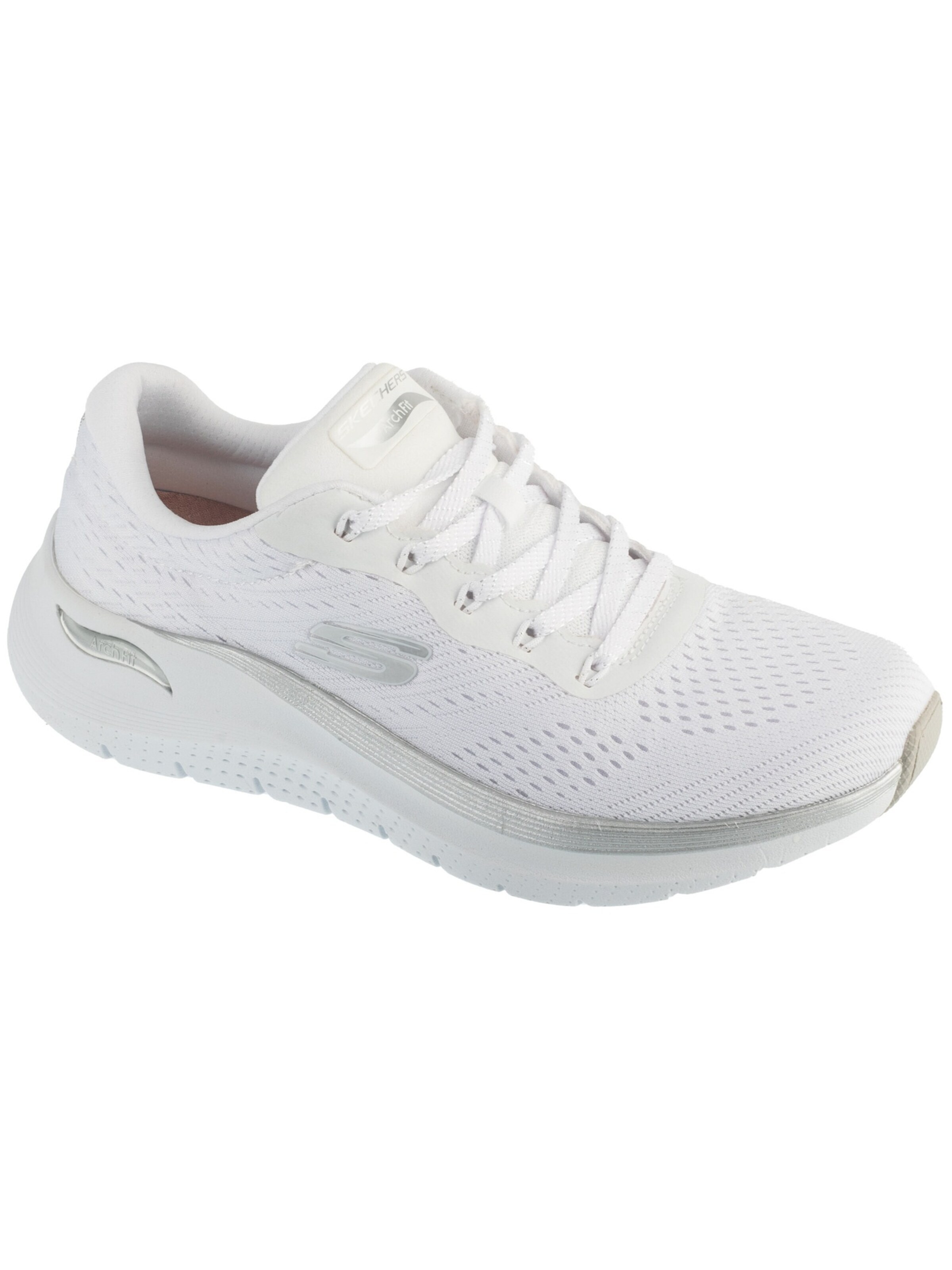Chaussure à lacets SKECHERS en blanc : devant