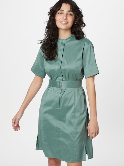 BOSS Casual Shirt Dress 'Dashila' in Green, View model