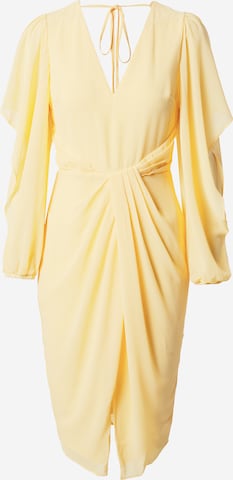 TFNC Dress in Yellow: front