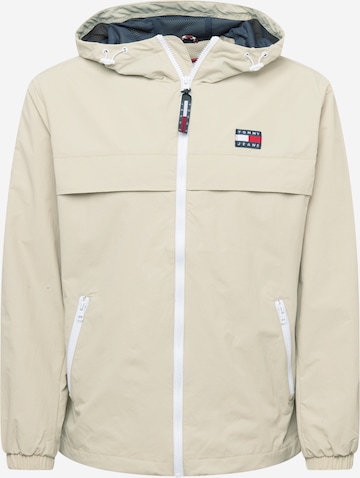 Tommy Jeans Tussenjas 'Chicago' in Beige: voorkant