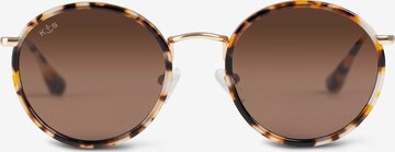 Kapten & Son Sunglasses 'Amsterdam Desert Speckled Brown' in Brown