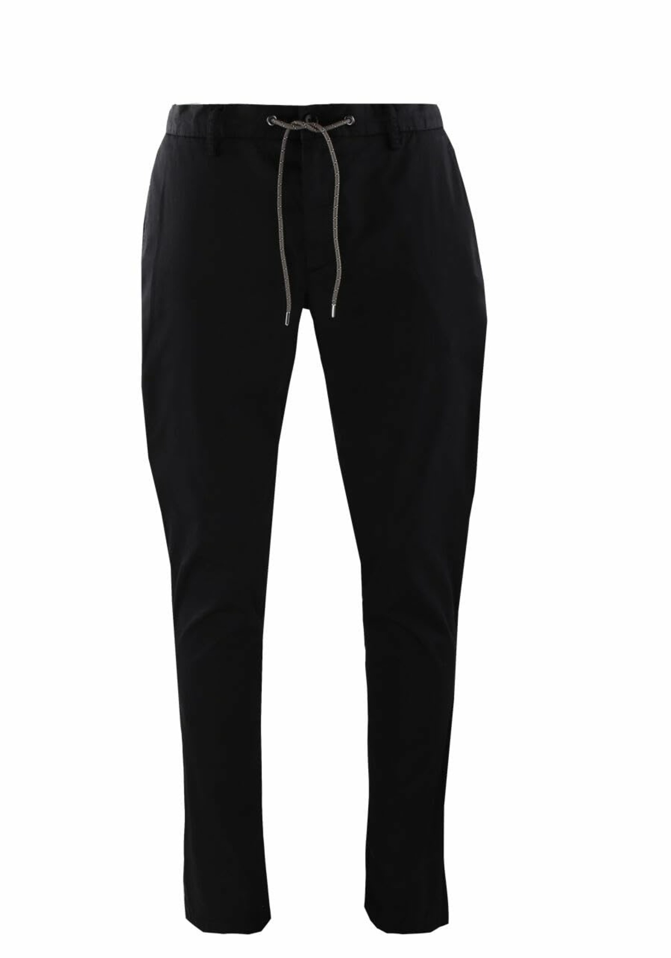 Alberto Regular Chino trousers in Black: front