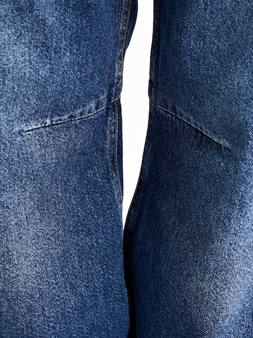 IT'S BASIC Baggy Jeans 'LUNA Baggy Mid Rise Jeans (Lenght 30)' in Blue