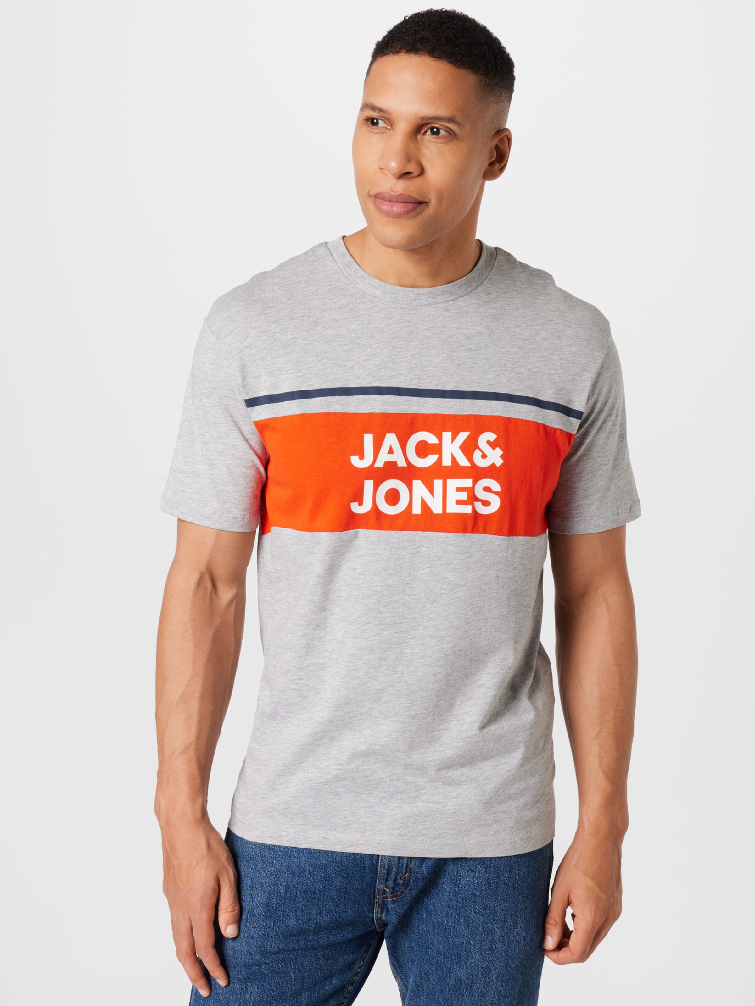 JACK \u0026 JONES Shirt 'CONRAD' in Mottled 
