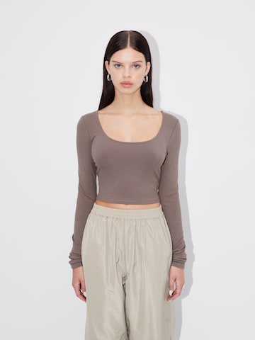 LeGer by Lena Gercke Shirt 'Kiki' in Brown: front