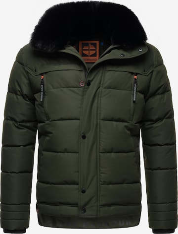 STONE HARBOUR Weatherproof jacket 'Witaas' in Green: front