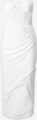 Misspap Cocktail Dress in White: front