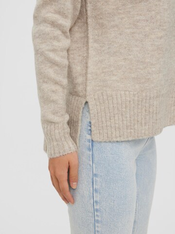VERO MODA Sweater 'VMLefile' in Beige