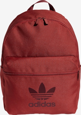 ADIDAS ORIGINALS Backpack ' Adicolor' in Red: front