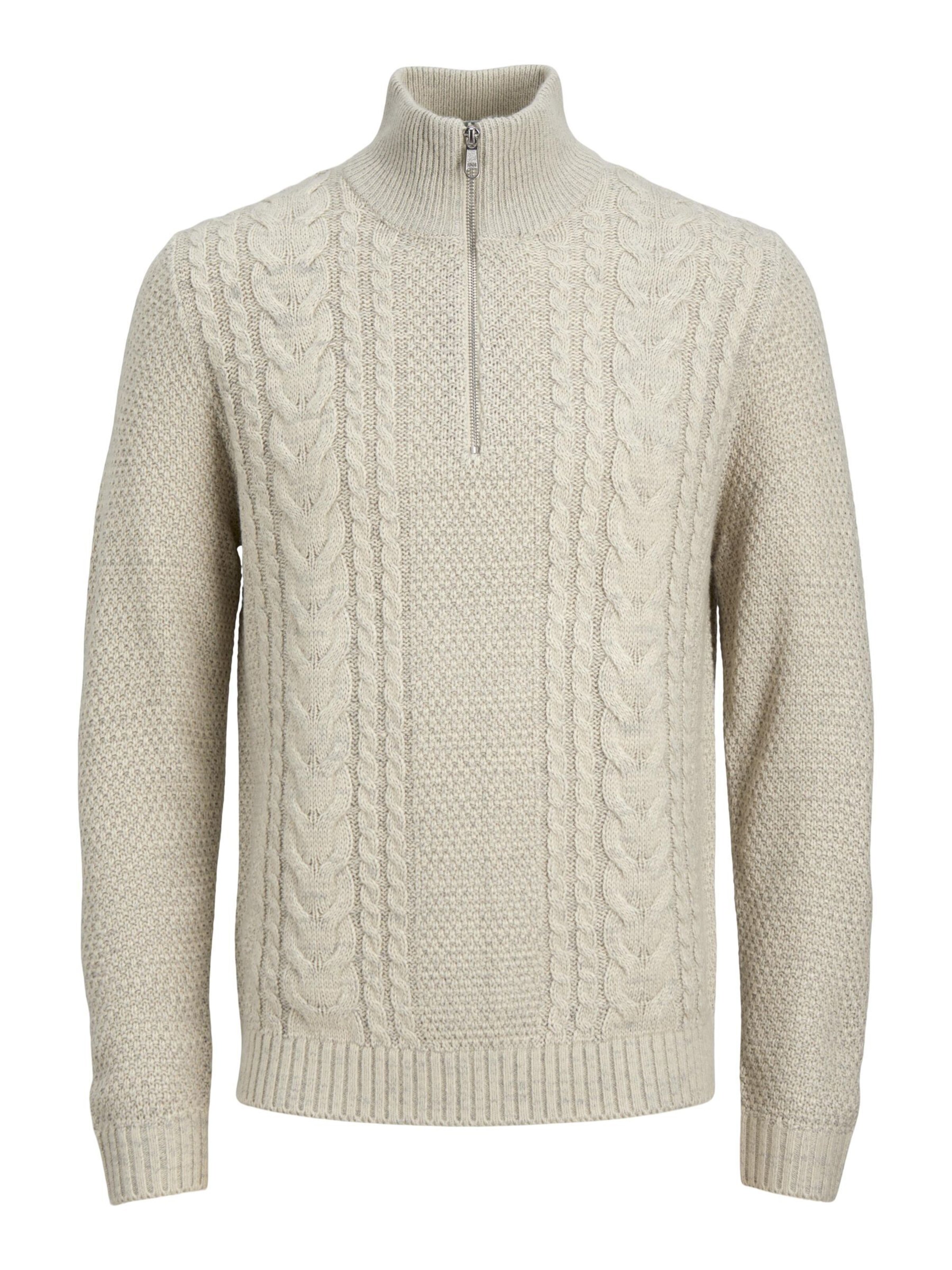 JACK & JONES Trui 'JJCraig' in Beige: voorkant