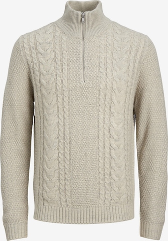 JACK & JONES Trui 'JJCraig' in Beige: voorkant