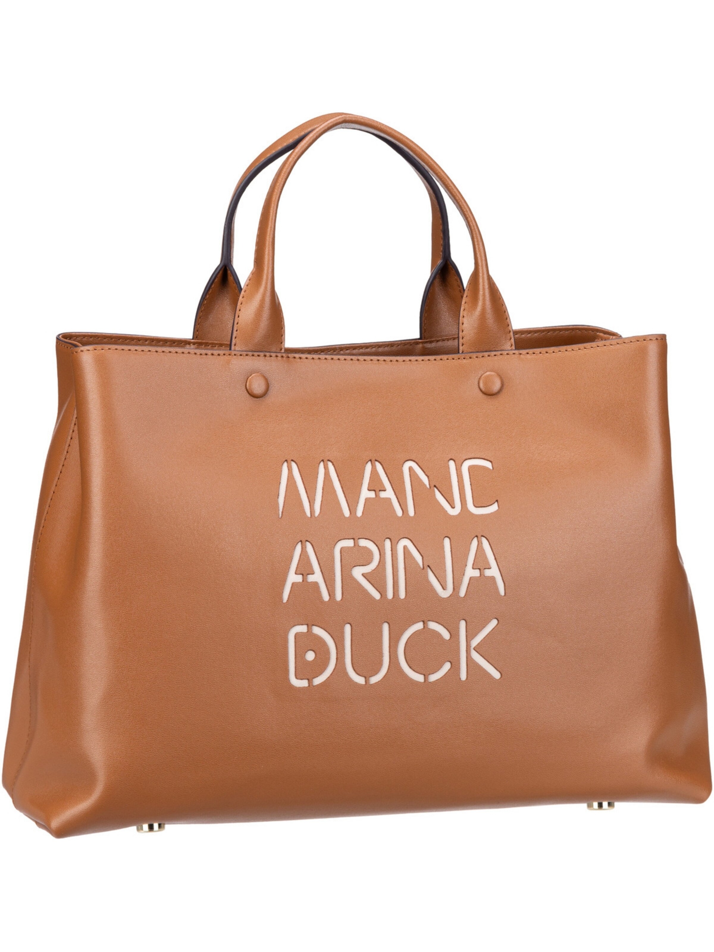 MANDARINA DUCK Handbag 'Lady Duck' in Brown: front