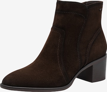 Tamaris Ankle boots in Brown: front