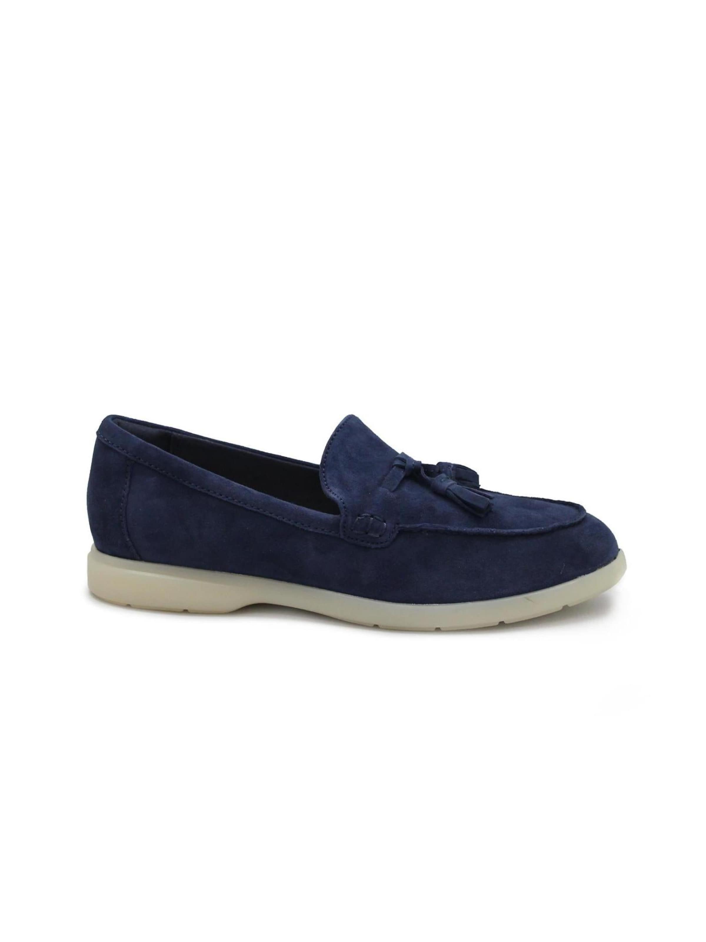 Mocassino 'CLARKS NARINI EDGE navy suede blu scarpe donna mocassino nappine' in 37 CLARKS di colore navy, Visualizzazione prodotti