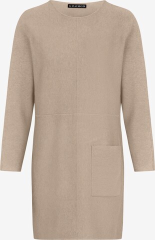 Kraimod Pletena obleka | rjava barva: sprednja stran