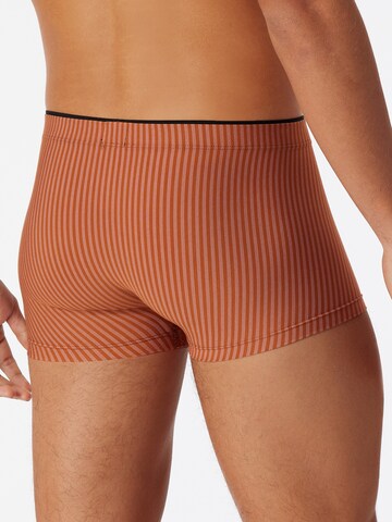 SCHIESSER Regular Hip-Shorts ' Long Life Soft ' in Braun