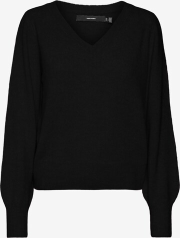 VERO MODA Sweater 'BRUNA' in Black: front