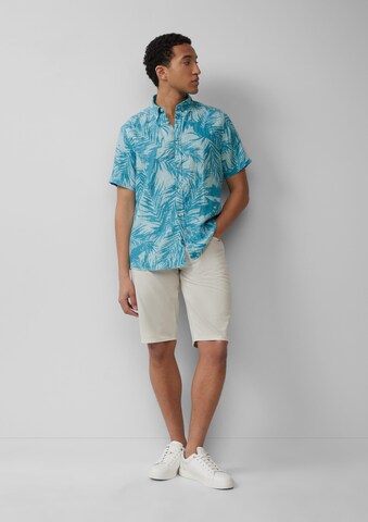 s.Oliver Comfort fit Button Up Shirt in Blue