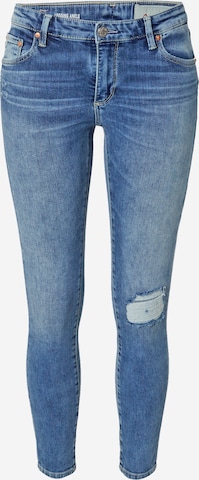 AG Jeans Skinny Džíny – modrá: přední strana